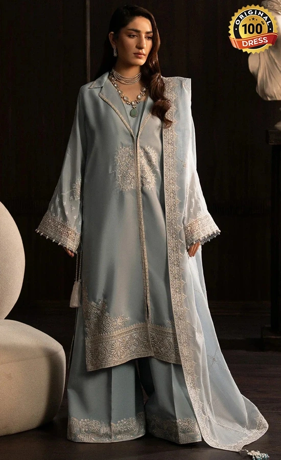 Embroidered Tussar Silk VOL 1 LOOK 05 Dress (4)