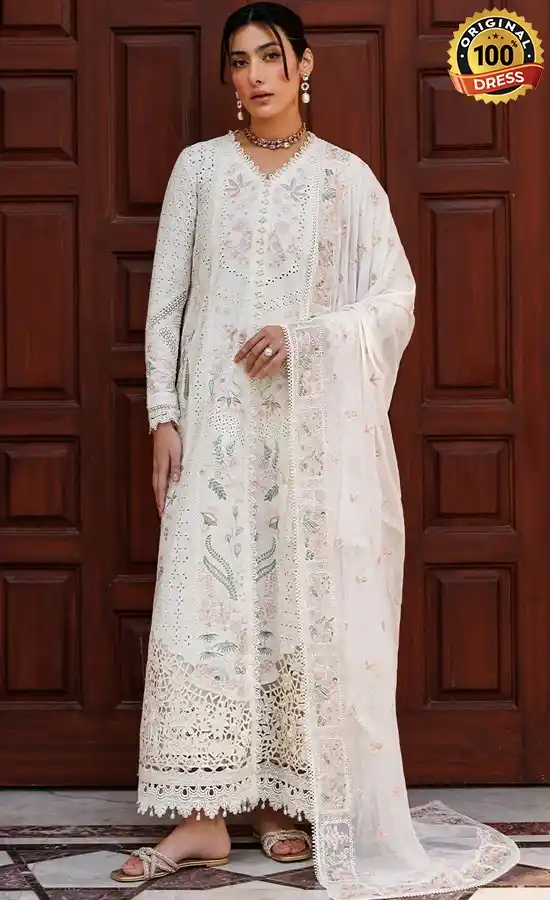 Embroidered Lawn Seraph Dress (2) Embroidered Lawn Seraph Dress (2)