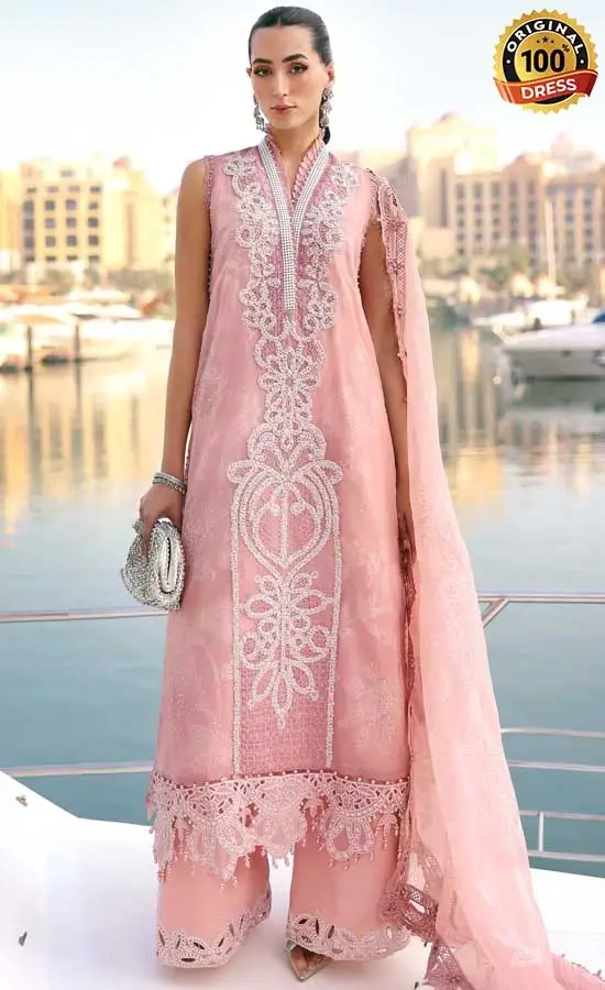 Embroidered Organza D-2604-B Dress (1) Embroidered Organza D-2604-B Dress (1)