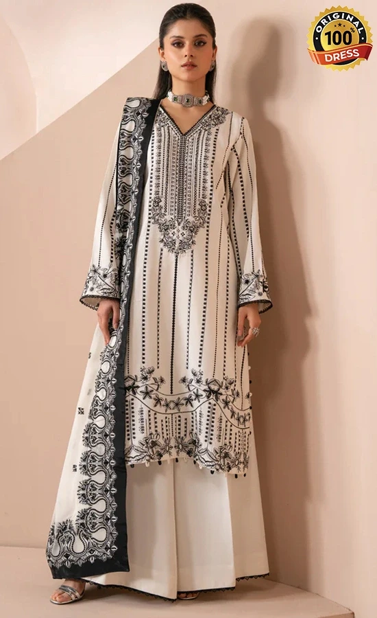 Jazmin Embroidered Rawsilk Omavi Dress (2) Jazmin Embroidered Rawsilk Omavi Dress (2)