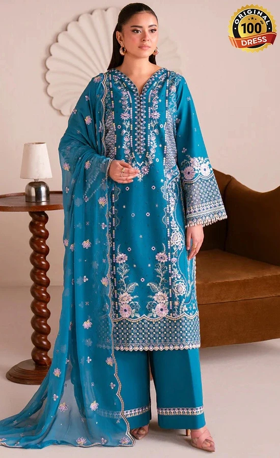 Maryum N Maria Embroidered Lawn Amelie Dress (1)