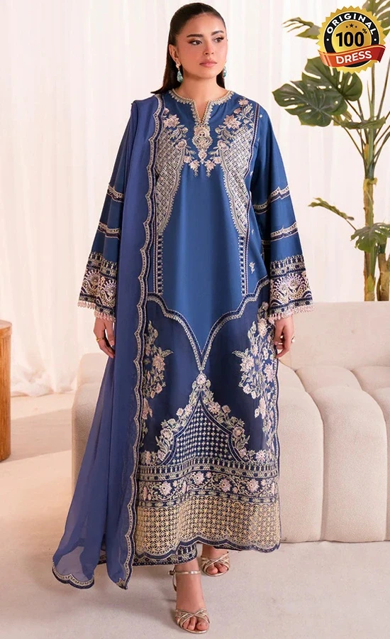 Maryum N Maria Embroidered Lawn Juliette Dress (4)